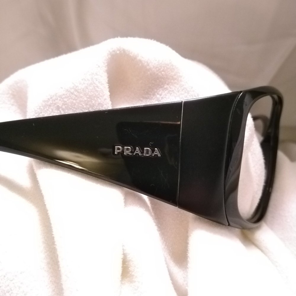 Prada Black Sunglasses: Frames Only - Picture 13 of 16